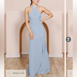 Revelry sky blue size 8 “Athena chiffon dress”